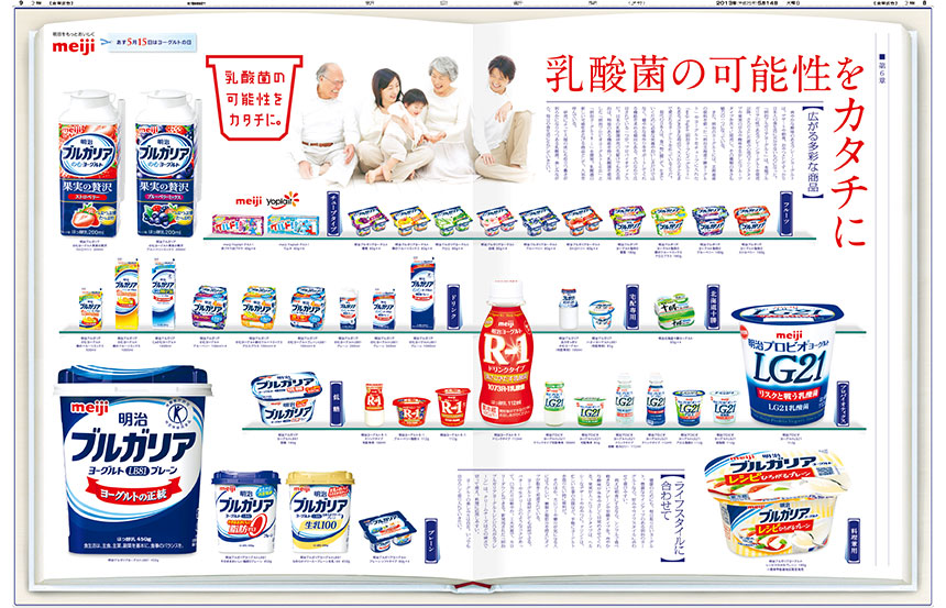 朝日 「ヨーグルトの日」を大々的に紙面展開